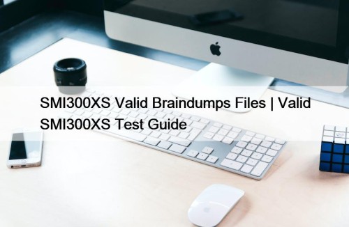 SMI300XS Valid Braindumps Files | Valid SMI300XS Test Guide