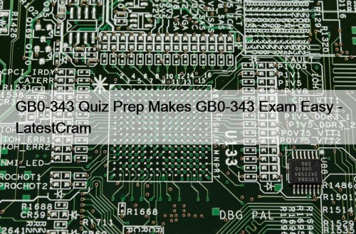 GB0-343 Quiz Prep Makes GB0-343 Exam Easy - LatestCram
